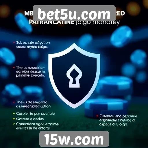 Recursos de segurança e proteção de dados no bet5u